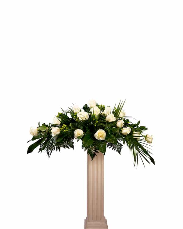 Almohadón de Rosas Blanco